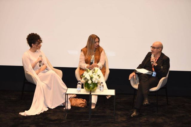 ليلى علوي في الندوة 