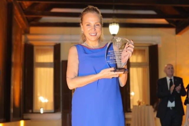 تكريم شيرين رضا من مسقط رأس والدتها