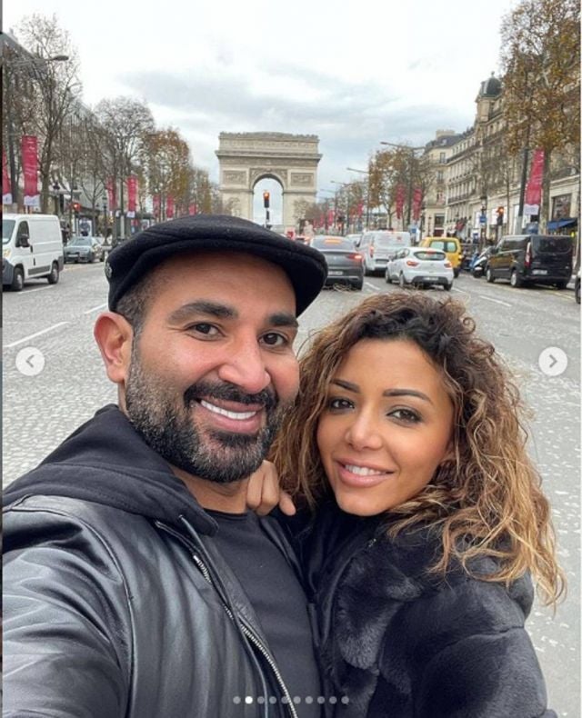 رسالة رومانسية من أحمد سعد لزوجته