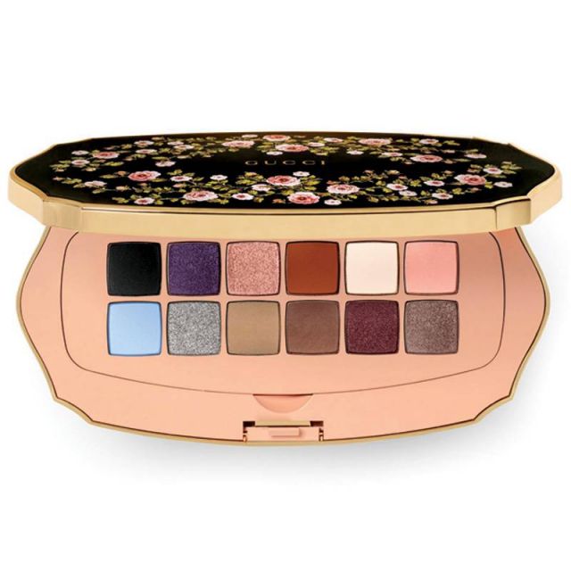 Gucci Beaute’ Des Yeux Floral Eyeshadow Palette Holiday Collections 2021