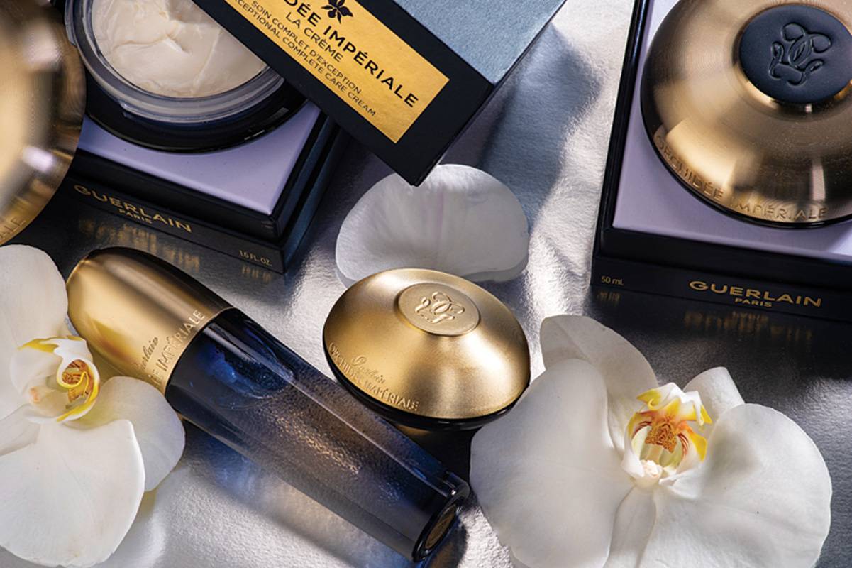 مجموعة ORCHIDÉE IMPÉRIALE من GUERLAIN عناية كاملة واستثنائية لاستعادة شباب البشرة ومكافحة علامات الشيخوخة.