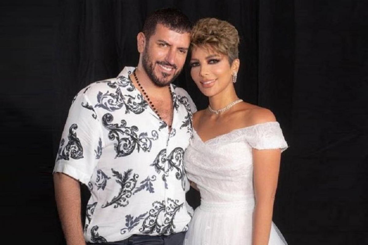 بالفيديو - أصالة تهدي زوجها أغنيتها الجديدة في 