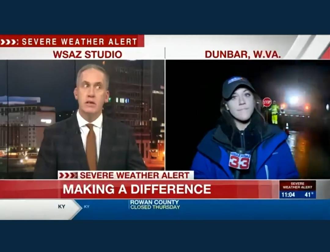 بالفيديو - حادث غريب.. سيارة تصدم مراسلة تلفزيونية على الهواء