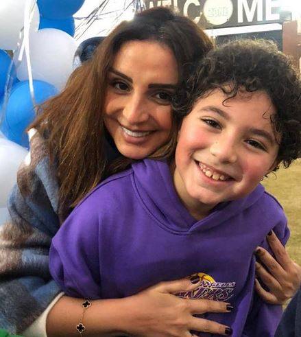 بالصور - أنغام تحتفل بميلاد نجل شقيقتها الراحلة بحفل ضخم