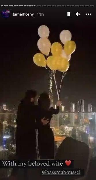 منشور تامر حسني