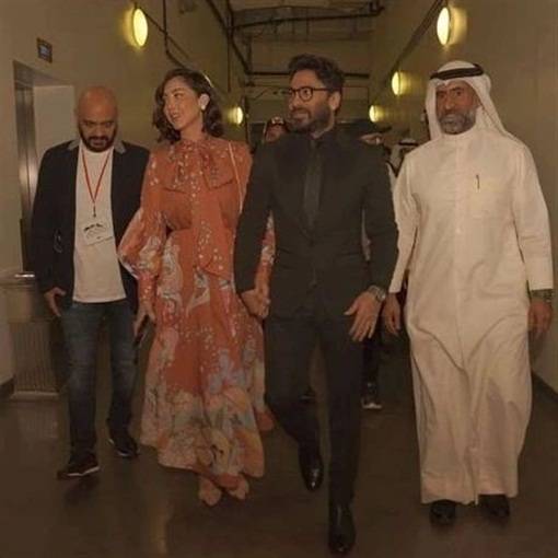 بالفيديو والصور - تامر حسني وبسمة بوسيل في الكويت ردّاً على شائعة انفصالهما