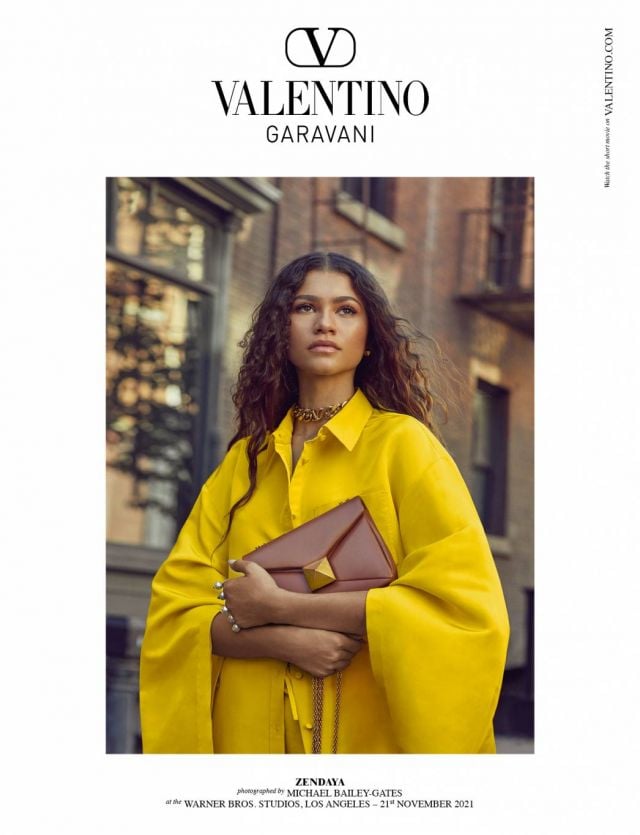 الحملة الدعائية لمجموعة Valentino Rendez-Vous بطلتها زندايا