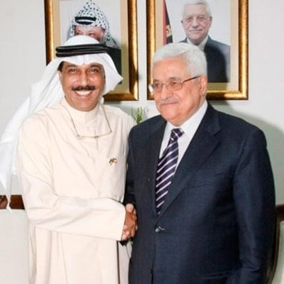 عبدالله الرويشد في فلسطين