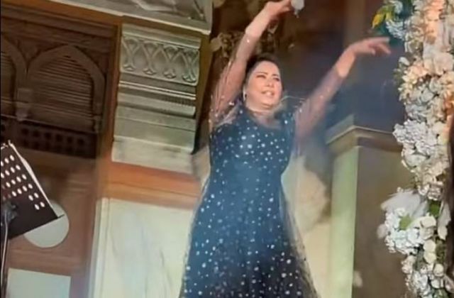 شيرين ببطن منتفخ