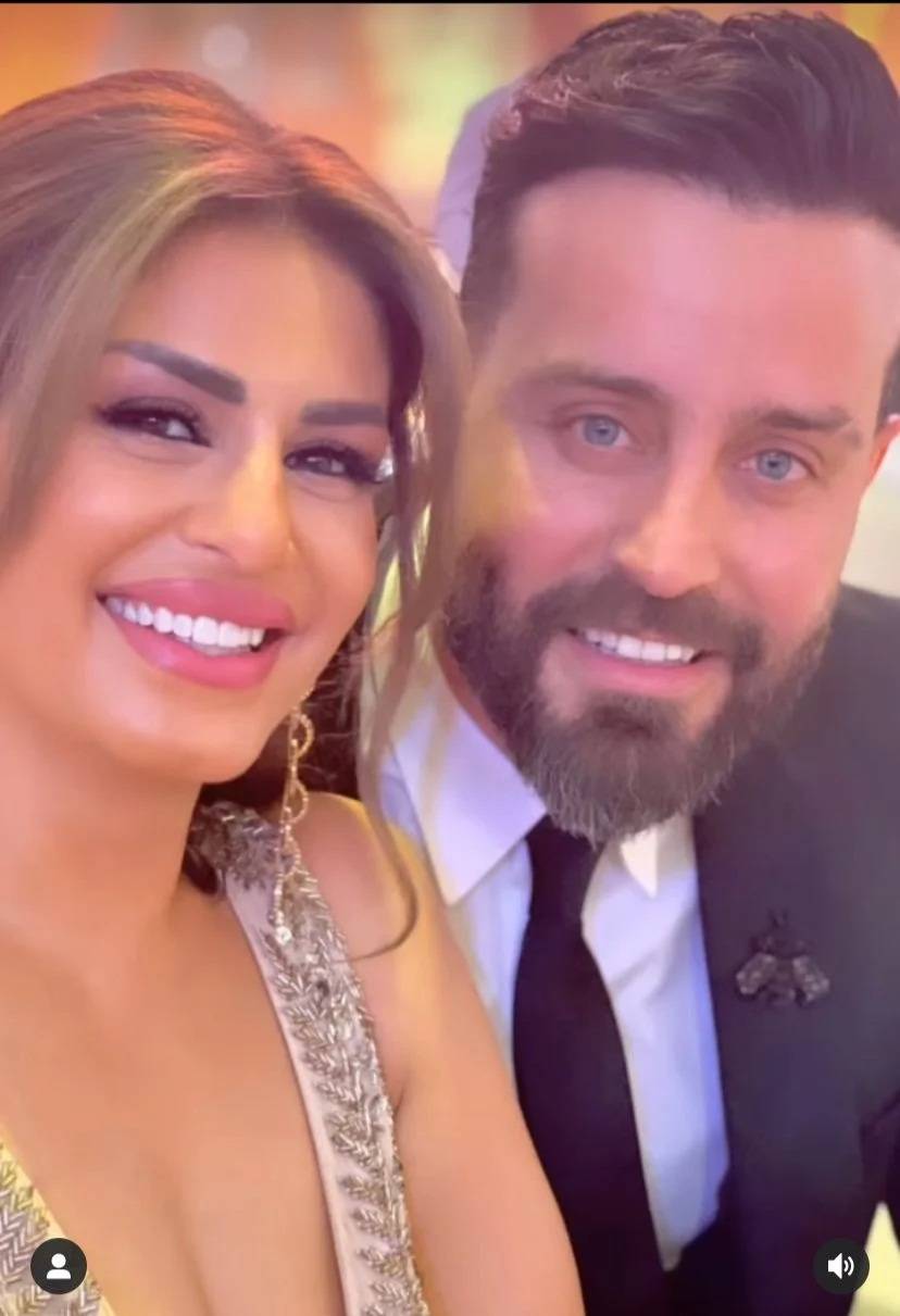 منة فضالي تثير الجدل بصورة مع الفنان اللبناني سعد رمضان