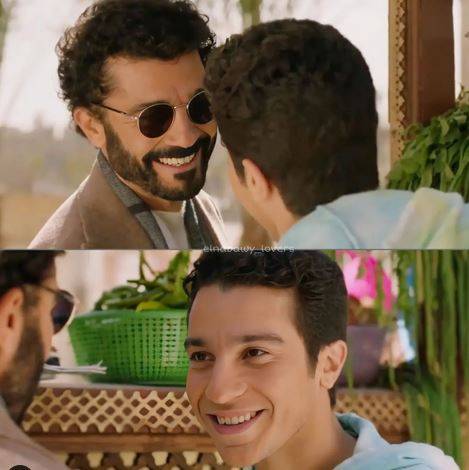 صور خالد النبوي وابنه 