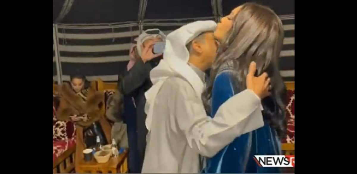 بالفيديو - قُبلة عبدالله الرويشد لأحلام تتصدّر الـ