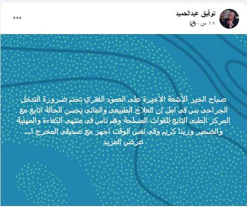 منشور توفيق عبد الحميد