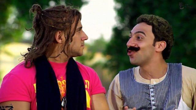 أحمد مكي يمازح محمد سلام أثناء حضوره مهرجان 