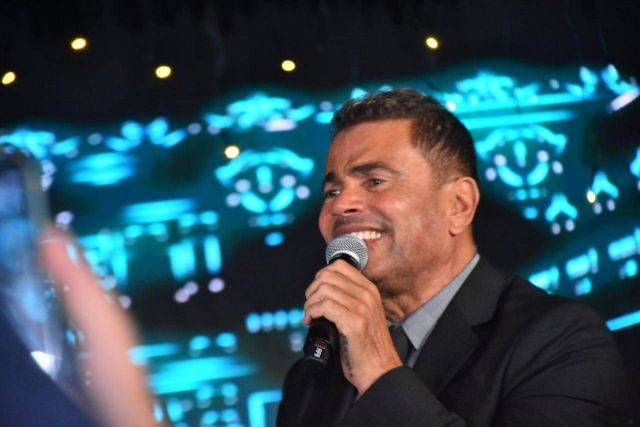 عمرو دياب في حفل زفاف الدكتور خالد مجاهد