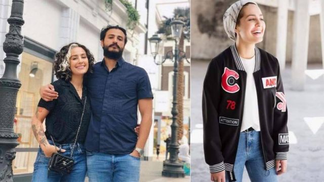 آسيا الشمري وزوجها