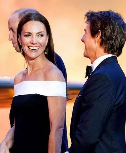 بالفيديو - تصرف توم كروز العفوي يُحرج  كيت ميدلتون