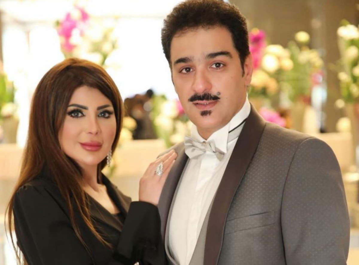 بالأحمر... إلهام الفضالة تحتفل بمرور سنة على زواجها من شهاب جوهر