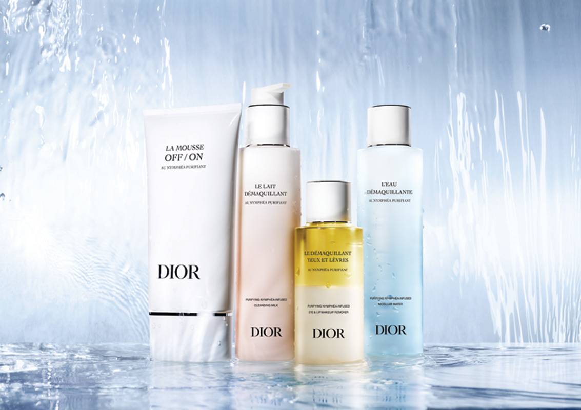 DIOR OFF/ON مستحضرات إزالة المكياج من مستخلَص زنبق الماء المنقّي