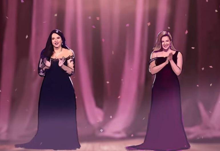 بالفيديو الصور - ظهور مميز للراحلين سمير غانم ودلال عبد العزيز في كليب ابنتهما دنيا الجديد