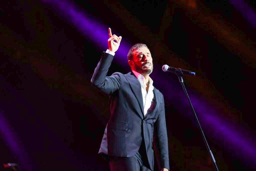 بالصور - كاظم الساهر يتألق في مصر ويوجّه رسالة للجمهور