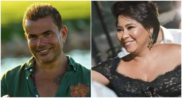 شيرين عبد الوهاب وعمرو دياب