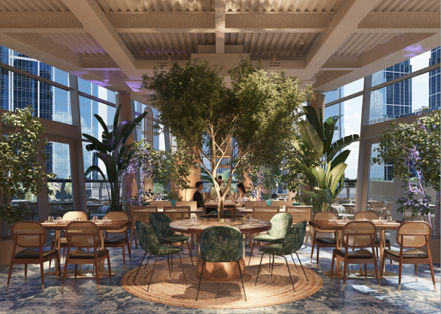 في قلب منطقة أبراج بحيرات جميرا... مطعم 