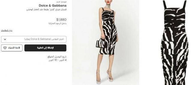 فستان رانيا يوسف