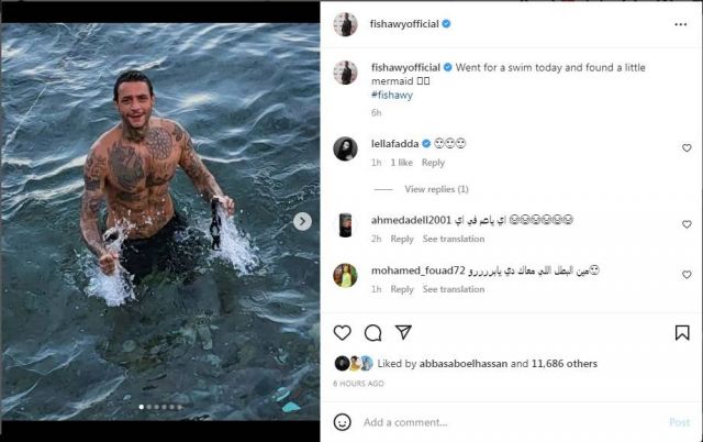 منشور أحمد الفيشاوي