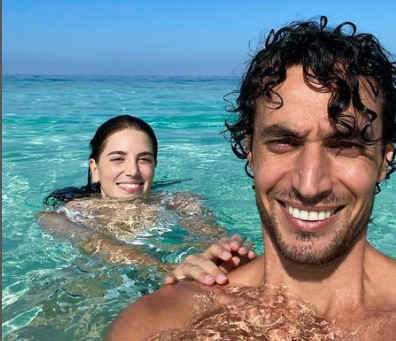 الصور الأولى لسينتيا صموئيل في شهر العسل مع آدم بكري على شواطئ المالديف