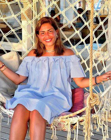 منة فضالي توجّه من خلال صورتها نصيحة للجمهور