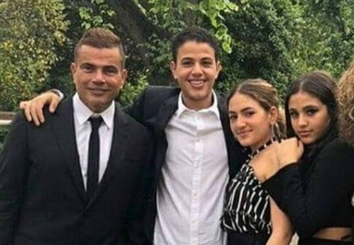 جنا عمرو دياب تحتفل بعيد ميلاد والدها بصور من الطفولة