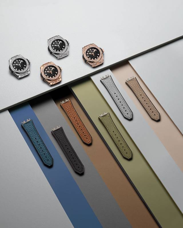 Hublot's Big Bang One Click ساعة الفخامة بلمسة ملوّنة