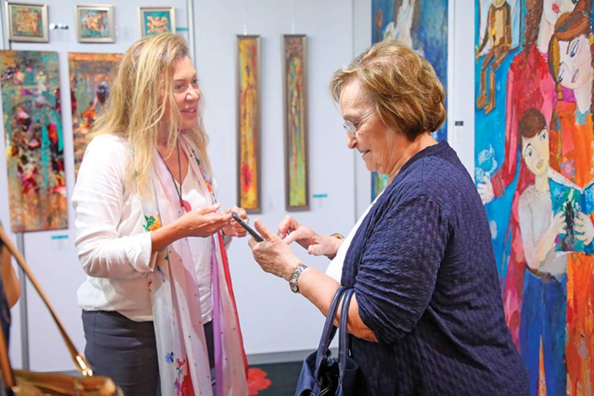 لنستثمر في الفن العربي
شعار معرض الفن العربي الجديد