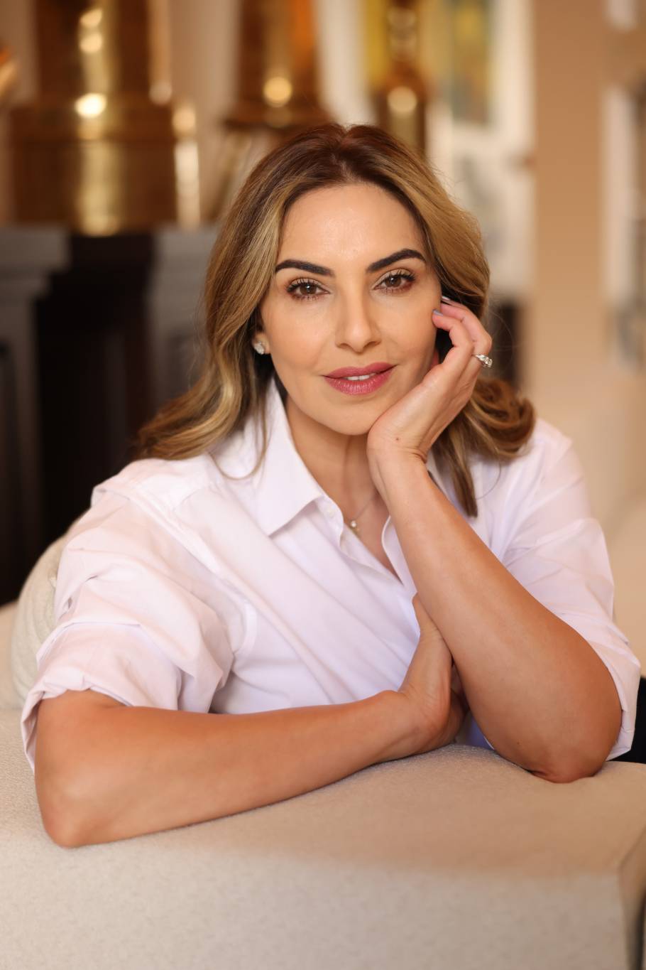 الشيخة ماجدة الصباح تطلق مبادرة هُنا للصحة النفسية