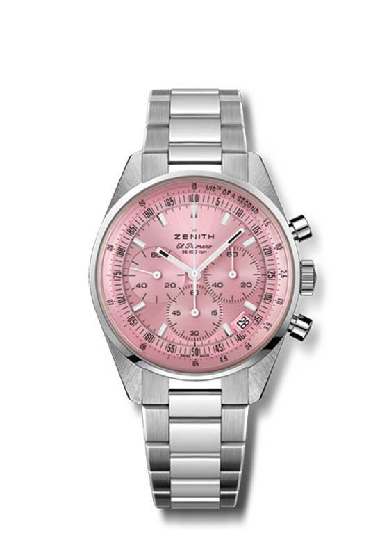 ‏ZENITH CHRONOMASTER ORIGINAL PINK
لمكافحة سرطان الثدي عالمياً