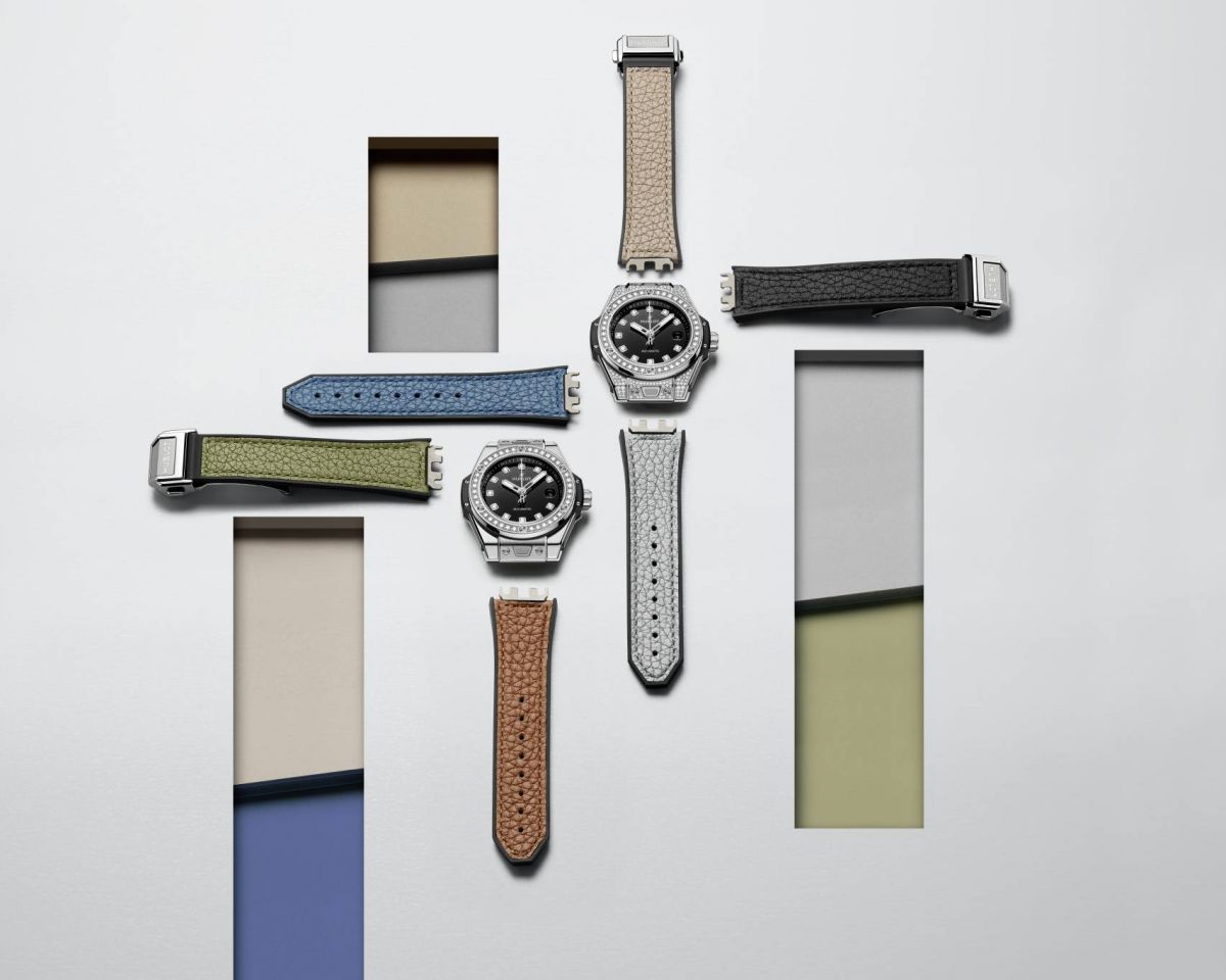 HUBLOT BIG BANG ONE CLICK BLACK 33mm 2022 ساعة فاخرة بألوان الفصول