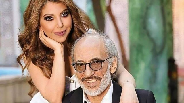 غسان مسعود يبكي في خطوبة ابنته لوتس على نجل الراحل طلحت حمدي