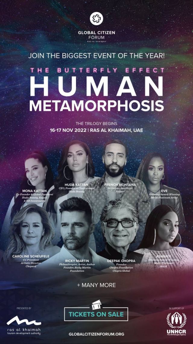 دعماً لللاجئين.. نجوم العالم يستعدون لحفل جمع التبرعات في منتدى المواطن العالمي