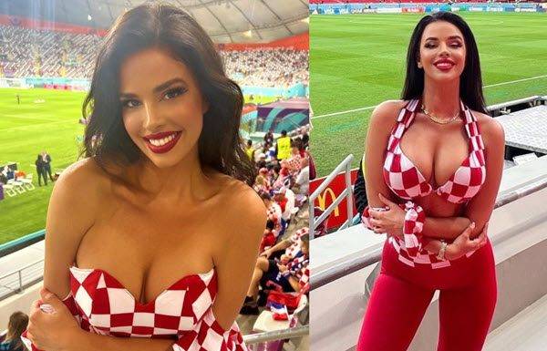 قطري يكذّب ملكة جمال كرواتيا بعد نشرها لقطات مشجعين يصوّرونها من خلف ظهرها