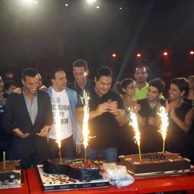 بالصور - عيد ميلاد كاظم الساهر