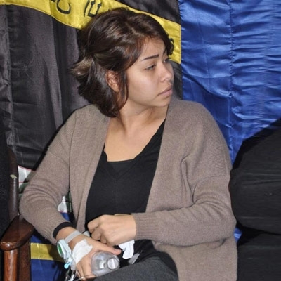 شيرين تطمئن جمهورها