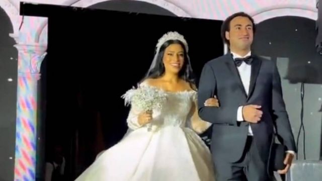 بالفيديو والصور - علي ربيع يحتفل بزفاف شقيقته