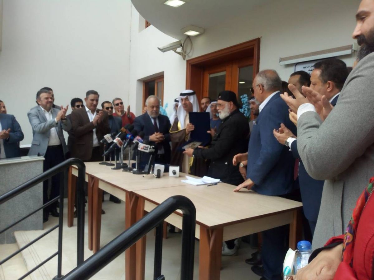 بتبرع من سمو الشيخ سلطان القاسمي حاكم الشارقة افتتاح دار مسنين 