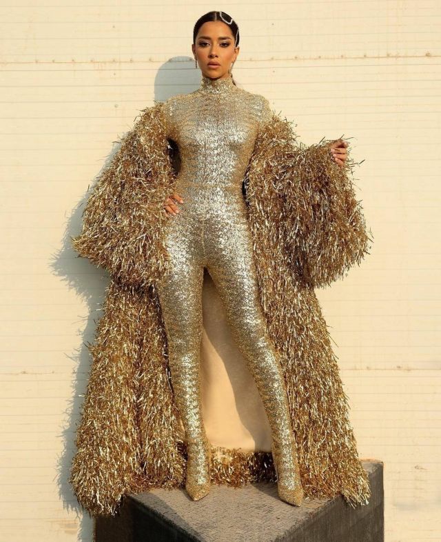 بالفيديو - بلقيس توضح سبب منعها من ارتداء الكعب العالي في حفل المونديال