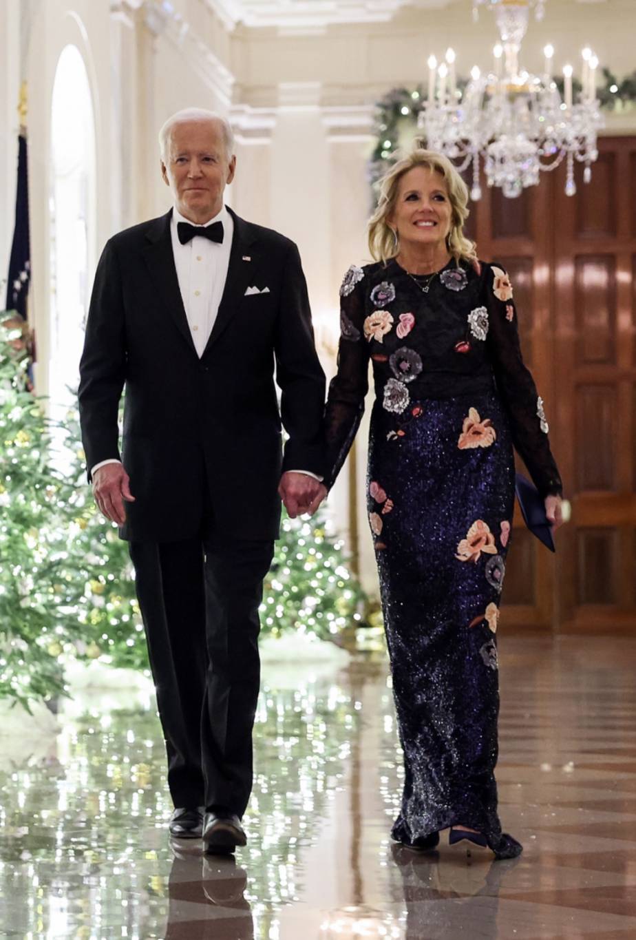 Dr. Jill Biden, Aimee Clutch to The Kennedy Center Honorees Reception at the White House