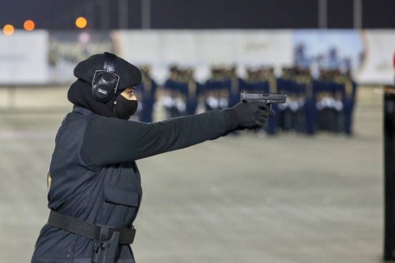  مجندة سعودية