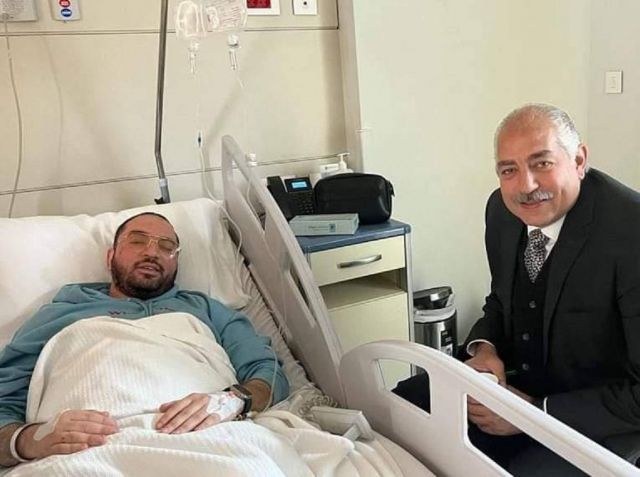 نجل محمد ثروت في المستشفى