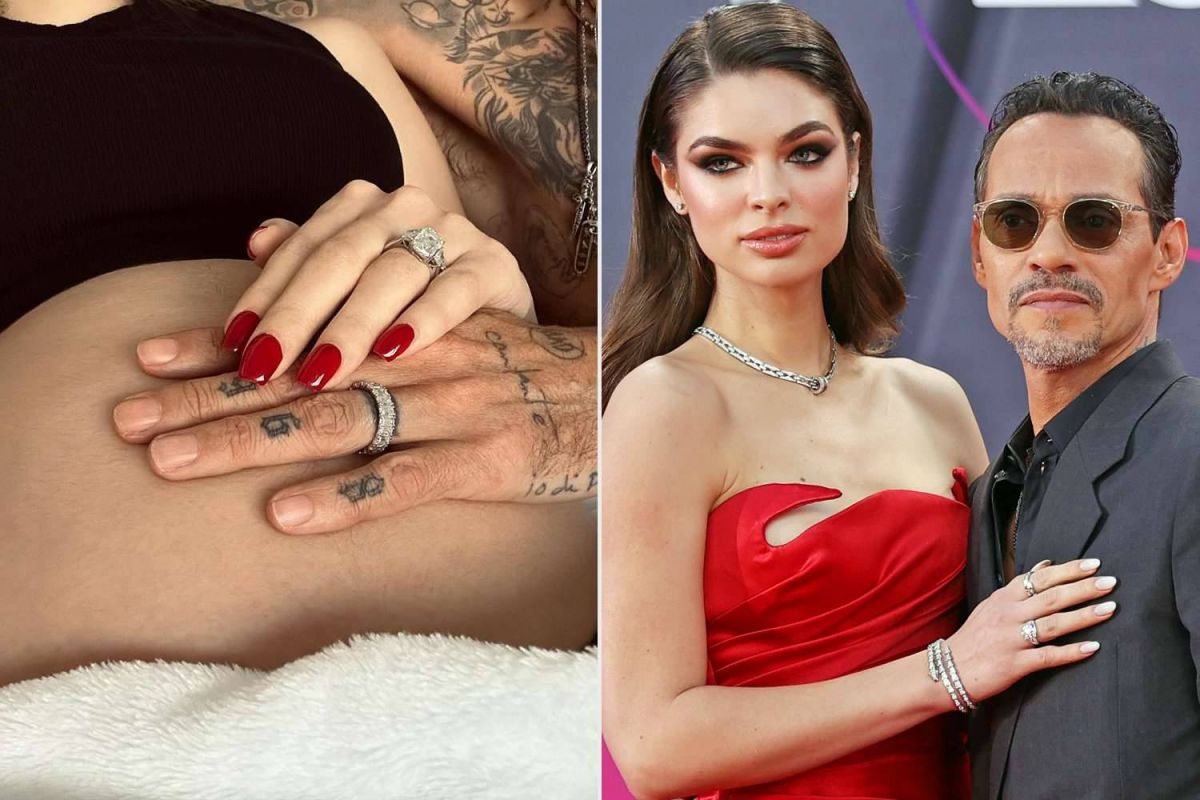 مارك أنتوني وزوجته يعلنان حملها بعد أسبوعين على زفافهما