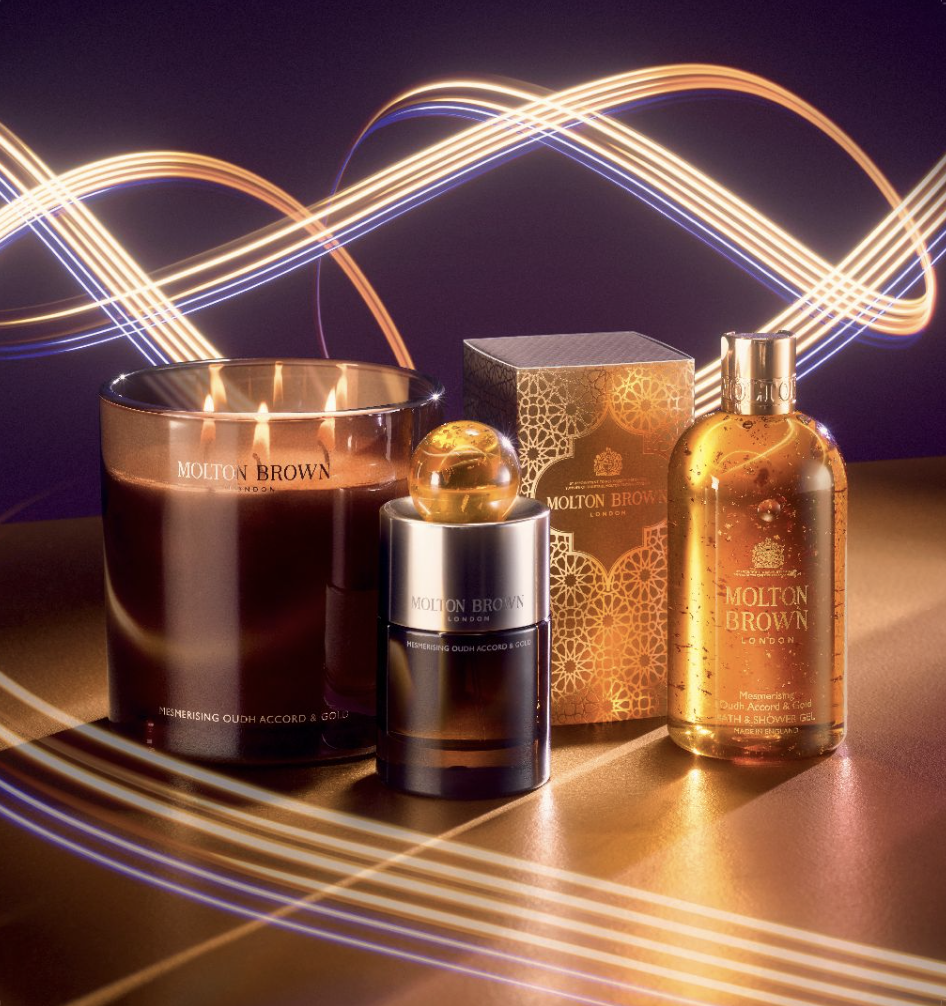 MOLTON BROWN تطلق تشكيلة عطور بعنوان التناغم بين العود والذهب خصيصاً لموسم رمضان المبارك